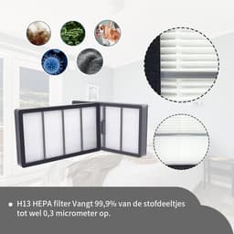 Replacements® HEPA Filters geschikt voor Irobot Roomba S9 - 5 stuks — thumbnail 5