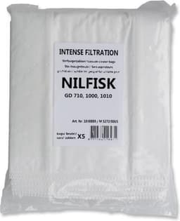 Stofzuigerzakken geschikt voor Nilfisk Family, Business, VP300, GD1000 (5 stuks) — thumbnail 2