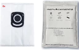 8 Stofzuigerzakken van Replacements® geschikt voor Rowenta Silence Force 4A, Compact, X-Treme Power, X-Plorer serie 75 S en 75S+ en Green Force — thumbnail 1
