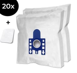 Stofzuigerzakken 20 stuks - Geschikt voor Miele GN, classic C1 complete C2/C3 - inclusief 1 filter - Zedar — thumbnail 4