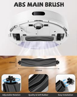 Reserveonderdelen accessoireset Geschikt voor Dreame L10s Ultra / L10 Ultra/robotstofzuiger, 1 hoofdborstel, 7 zijborstels, 4 filters, 6 dweilpads, 4 stofzakken, 1 x reinigingsborstel, — thumbnail 3