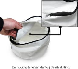 Dparts wasbare & herbruikbare stofzuigerzak met rits geschikt voor Numatic - 1 stuk - voor Henry en Hetty, James, George, Charles, PPR240 - NVM-1CH - 604015 Hepa-Flo — thumbnail 3