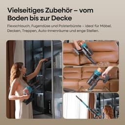 Krachtige Draadloze Stofzuiger Grijs Light & Efficiënt — thumbnail 5