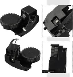 Robot Stofzuiger Wiel - Wielmotor Vervanging - Stofzuiger Onderhoud - Stille Bedrijf - Niet gespecificeerd - Zwart — thumbnail 4