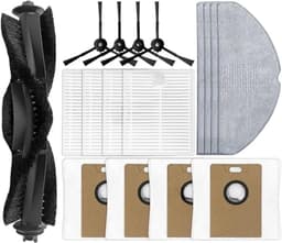17-delige accessoireset voor Tapo RV30 Max Plus/ RV30 Max/ RV20 Max Plus/RV20 Max stofzuiger: 1 hoofdborstel, 4 filters, 4 dweilpads, 4 stofzakken, 4 zijborstels, vervangingsonderdeel voor Tapo RV30 Max Plus — thumbnail 1