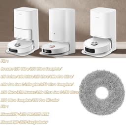 Dailygoods- Wisdoeken 12 Stuks - Herbruikbare Microvezel - Compatibel met Dreame X50/X40/L20 Ultra - Xiaomi X20 Pro/Max - Wasbare Dweilpads - Universele Pasvorm — thumbnail 5