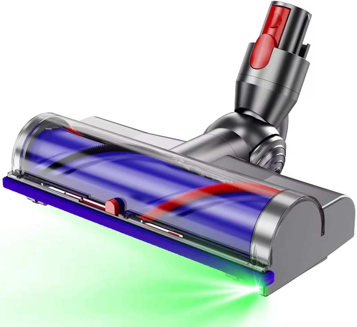 Stofzuigerborstel - Aangedreven Zuigmond Geschikt voor Dyson Steelstofzuiger V8,V10,V11,V15,G5 - Turbo Borstel - Vloerzuigmond - Blauw — afbeelding 1