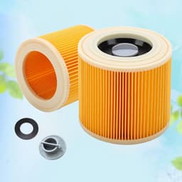 2 stuks filters - Voor Kärcher MV1 , MV2 , MV3, WD2 , WD3 , WD 2.250 , WD3200 ,WD 3300 , A2004 , A2204 , A2054 , A2656 - Vervanging van het filter van de stofzuiger - 12*12*11,3 cm — thumbnail 2