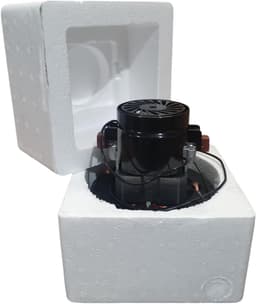 Stofzuigermotor - Krachtige Motor - Stofzuiger Reparatie - 1200 Watt Bypass - 2 turbines - Zilver — thumbnail 2