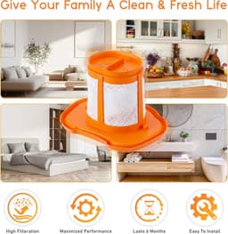 Set van 6 accessoires geschikt voor BLACK+DECKER handstofzuigers, inclusief filters en cartridges. — thumbnail 5