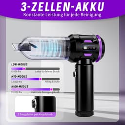 Kruimeldief draadloos - Handstofzuiger - Autostofzuiger - Multifunctioneel — thumbnail 3