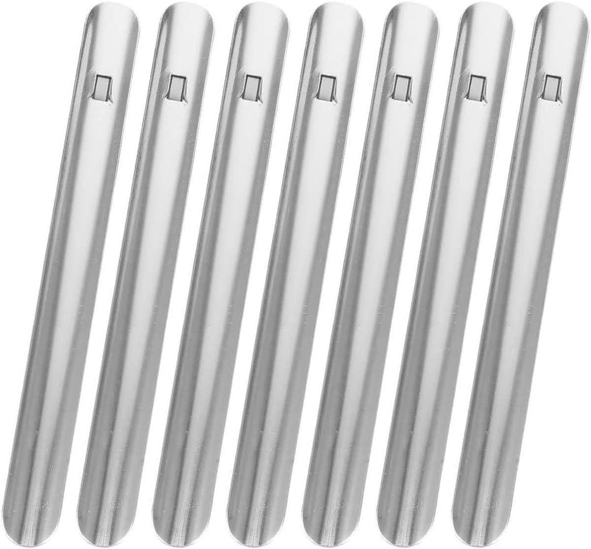 Kruimelveger 7-delig - Broodkruimelreiniger Tafelreiniger - Tafels Schoonmaken - Roestvrijstalen Constructie - 15 cm - Zilver — afbeelding 1
