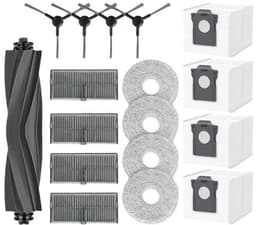 17-delige accessoire set voor stofzuigers, geschikt voor Dreame L40 Ultra AE/D20 Ultra / RLD31SE / Mova E40 Ultra: hoofdborstel, filter, dweil — thumbnail 1