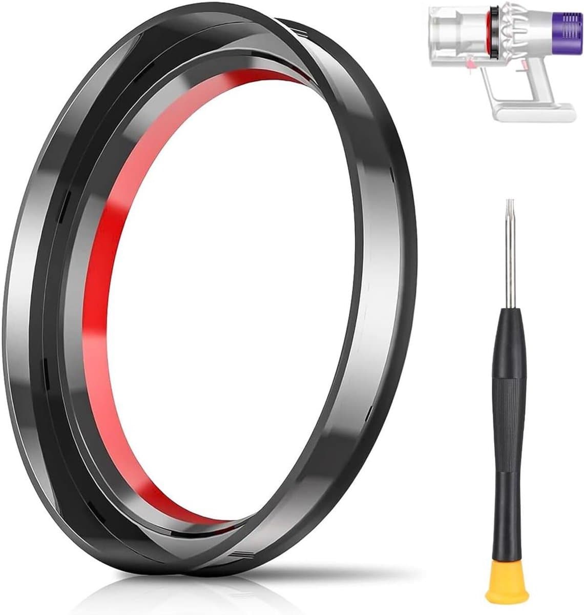 Stofreservoir en afdichtingsring accessoires Geschikt voor Dyson V10 stofzuigers — afbeelding 1