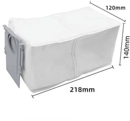 10 x Stofzuigerzakken geschikt voor Roborock Q Revo / P10/P20/V20/S8 - stofzak vervanging — thumbnail 2