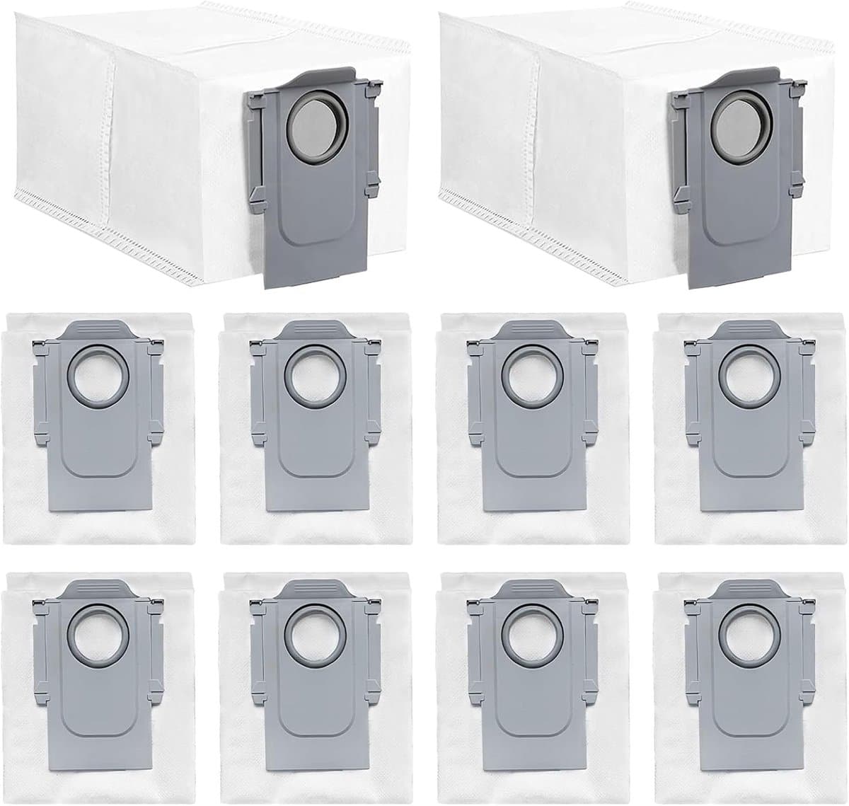 10 x Stofzuigerzakken geschikt voor Roborock Q Revo / P10/P20/V20/S8 - stofzak vervanging — afbeelding 1