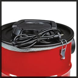 Aszuiger 1200 watt, 18L Stalen Reservoir met Blaasaansluiting en Fijnstofvoorfilter — thumbnail 5