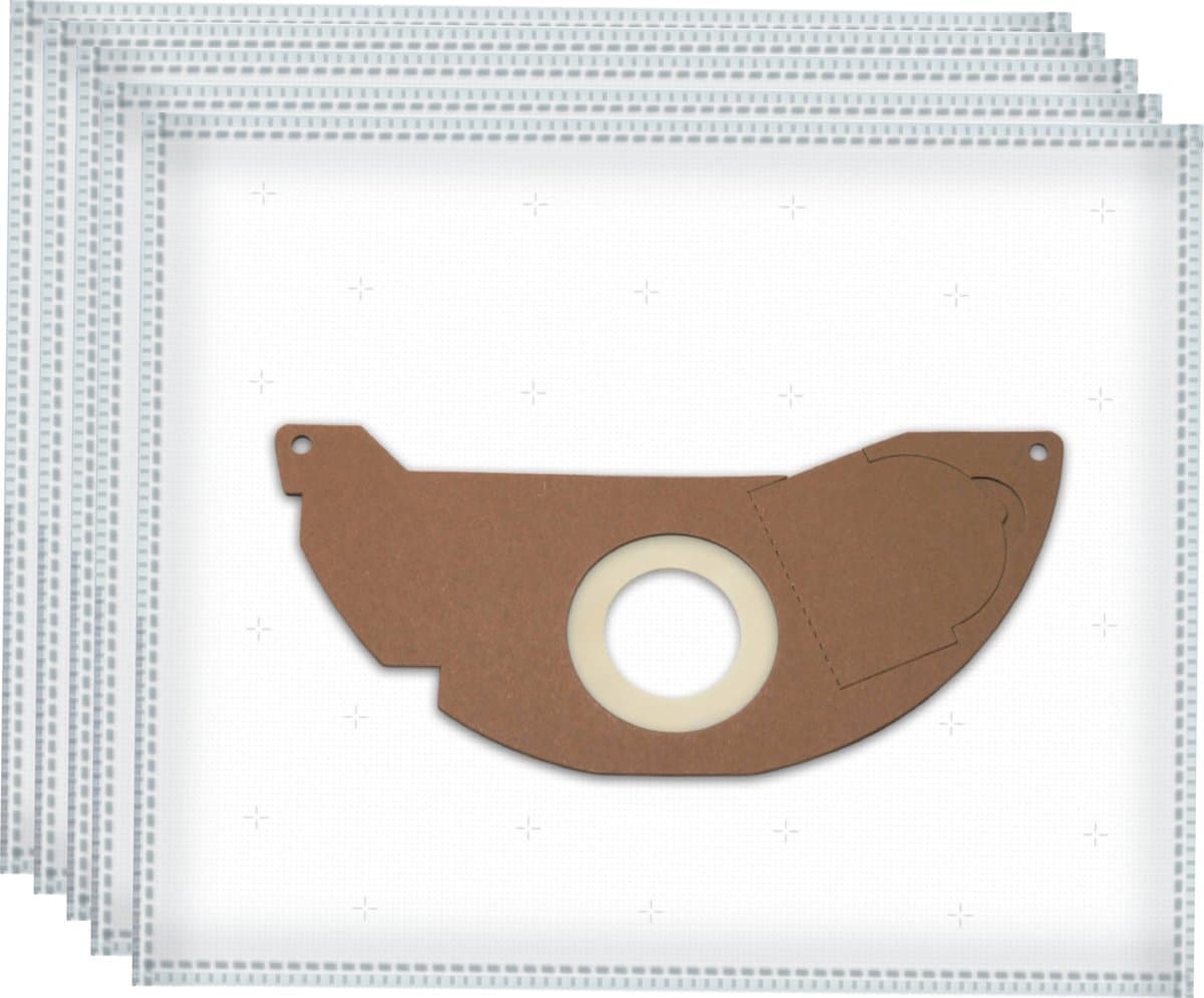 5x Dparts stofzuigerzakken geschikt voor Karcher WD2 en MV2 series - nr. 6.904-322.0 — afbeelding 1