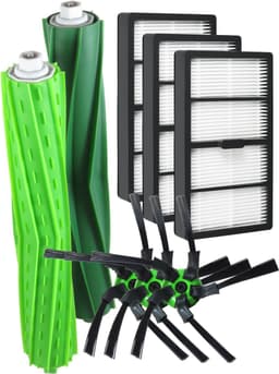 Dparts vervangingsset geschikt voor iRobot Roomba - voor S9 en S9+ - 3x HEPA filter - 3x zijborstel - 2x rubberen borstels - robotstofzuiger onderdelen - vervangkit - nr. 4655986 — thumbnail 1