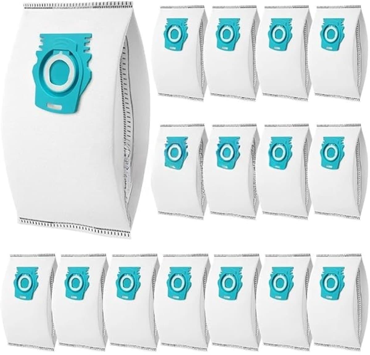 Vervangende stofzakken geschikt voor Miele Guard M1/S1/L1-serie stofzuiger - lekvrij - 3.5 L capaciteit - 16 stuks — afbeelding 1