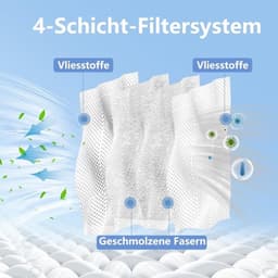 14 stofzuigerzakken voor Dreame L10s Ultra Gen 2/Gen 3, L40s Pro Ultra, X40/X50 Ultra Complete, X20/X30/X50, Aqua10 Ultra, Mova P50/Z60/P10/E30/V50 robotstofzuiger, 3,2 L — thumbnail 3