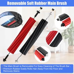 Spare Parts for Roborock S8/S8+/S8 Plus Vacuum Cleaner, 1 Double Roller Brush, 4 Side Brushes, 2 HEPA Filters, 2 - ShopVlot — thumbnail 2