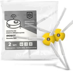 2x Zijborstel voor iRobot Roomba 980 Stofzuigerrobot - Vervangend Onderdeel — thumbnail 1
