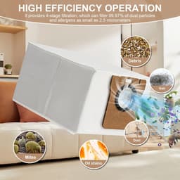 10 stofzuigerzakken voor Dreame S10/L10s Ultra/ L20 Ultra/L10 Ultra, Xiaomi X10+, X20+ robotstofzuigerzakken, 2,5 l stofzuigerzakken met grote capaciteit — thumbnail 3