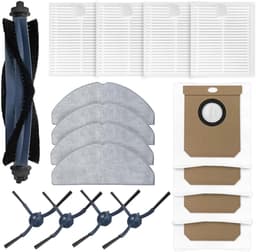 17-delige accessoireset geschikt voor Eufy G50 Hybrid / L60 Hybrid van: 1 hoofdborstel - 4 stofzakken - 4 dweilpads - 4 filters en 4 zijborstels — thumbnail 1