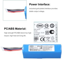 Vervangende Batterij voor Ecovacs Deebot Robotstofzuigers — thumbnail 2