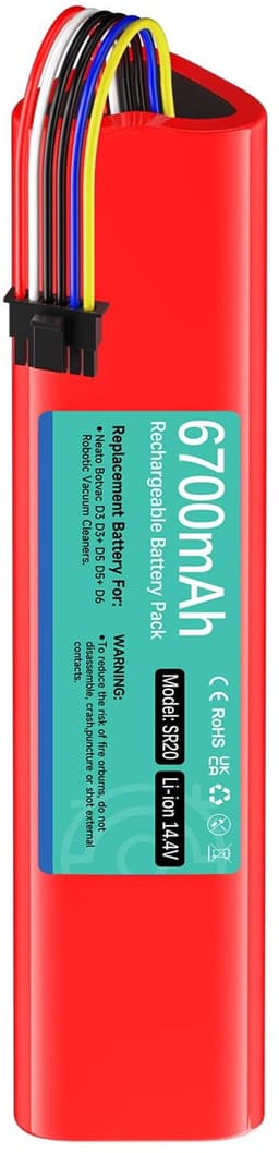 6700mAh Vervangingsbatterij voor Neato Botvac Connected D3/D5/D6/D7 — thumbnail 1