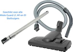 Kleanburg® Geschikt voor Miele Guard L1, M1 en S1 - Stofzuiger Onderdelen Set- Telescoopbuis, Slang en Combizuigmond — thumbnail 1