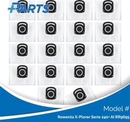 Rowenta X-Plorer Serie 240+ AI RR9695 Stofzakken (18 Stuks, Plus.Parts® alternatief voor ZR200540) — thumbnail 1