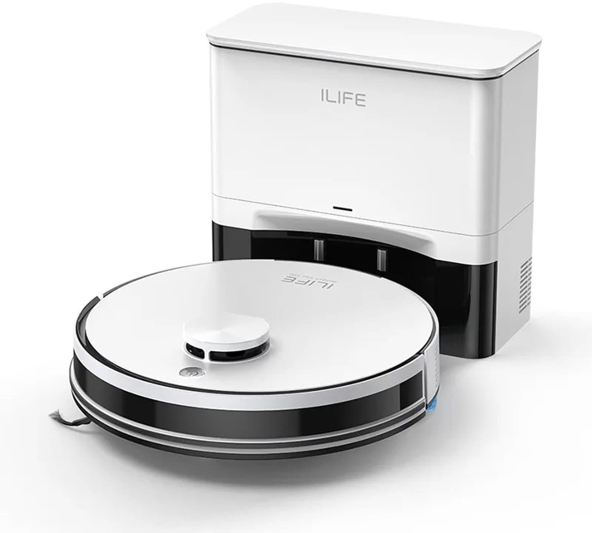 Ilife A30 Pro - Robotstofzuiger met dweilfunctie - 5000 Pa - 60 Dagen autonoom legen en laden - 180 min looptijd - Objectdetectie - Multi-floor mapping — afbeelding 1