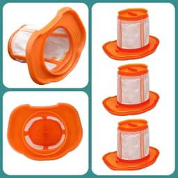 3 stuks - Filteraccessoires - Geschikt voor Black & Decker BHHV520BT BHHV520BFP BHHV320B BHHV320J BHHV520BF BHHV520JF - Stoffilters - Fijnstoffilters - Filters - Stofzuigerfilters - stofzuigerfilters vervangende accessoire - wasbare reserveonderdelen — thumbnail 2