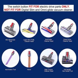 Geschikt voor Dyson Stofzuigeraccessoires V7V8V10V11: Snapsluitende Knop Zuigerkop — thumbnail 2