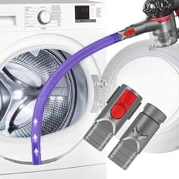 PromoHome Universeel Flexibel Spleetmondstuk Geschikt voor Dyson V15 V12 V11 V10 V8 V7 V6 - Lange 81 cm Flexibele Zuigmond voor Meubels, Auto's en Nauwe Ruimtes - Inclusief 2 Adapters — thumbnail 1