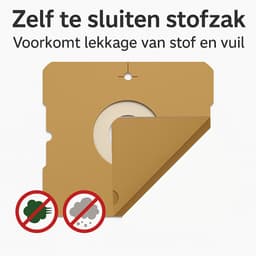 20x Stofzuigerzakken geschikt voor Inventum SZ300 – Synthetisch ST306RZA ST306BZA ST308WZA ST306ZZA ST307WZA ST307ZZA ST207RCA Stofzakken stofzuigerzak — thumbnail 4