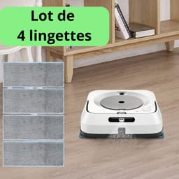 Veeg voor Braava Jet M6 robot herbruikbare wasbare mop [Set 4] — thumbnail 3