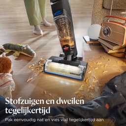 BISSELL CrossWave OmniFind Select Draadloze Stofzuiger met Dweilfunctie - Vlekkenreiniger voor Harde Vloeren - Snoerloze Steelstofzuiger - 2 in 1 Vacuum Cleaner met FurFinder LED Headlights - Perfect voor Dierenhaar - 4007N — thumbnail 3