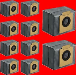 Set van 10 accessoires geschikt voor Eufy robotstofzuigers: stofzuigerzakken compatibel met Eufy X8 Pro en X10 Pro Omni. Stofzakken met 4 lagen en een grote capaciteit voor efficiënte en langdurige schoonmaakprestaties. — thumbnail 1