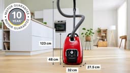 Bosch ProAnimal BGB8PET3A Serie 8 - Stofzuiger met zak - Rood — thumbnail 4