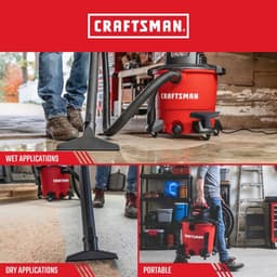 Draagbare multifunctionele stofzuiger met borstel voor stof en accessoires — thumbnail 3
