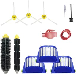 Robot Stofzuiger Accessoires voor i-Robot Roomba 600 & 500 Serie, 3 Filter, 3 Zijborstel, 1 Borstel — thumbnail 1