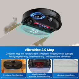 24 stuks accessoires gescht voor Roborock Q10 S5+ robotstofzuiger, 2 hoofdborstels, 6 stofzakken, 4 dweilpads, 4 HEPA-filters, 6 zijborstels, 1 reinigingsborstel, 1 schroevendraaier — thumbnail 2