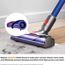 Vervangende rolborstel voor Dyson stofzuigers - Rolborstel voor Dyson V6 en oudere V7 snoerloze stofzuigers, onderdeelnummers: 966821-01, 966084-01 - verpakking van 2 — thumbnail 5