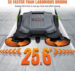 Aafinity Schrobmachine - Vloer - Vloerveegmachine - Schoonmaak Machine - 65 cm - in hoek en hoogte verstelbaar - 18.9 L container — thumbnail 3