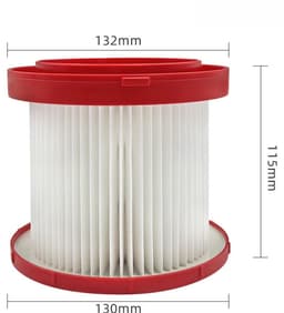 HEPA Filter - 2 Stuks - Geschikt voor Milwaukee M18 Nat/Droog VAC 0780-20/0880-20 - Vervanging 49-90-1900 — thumbnail 2