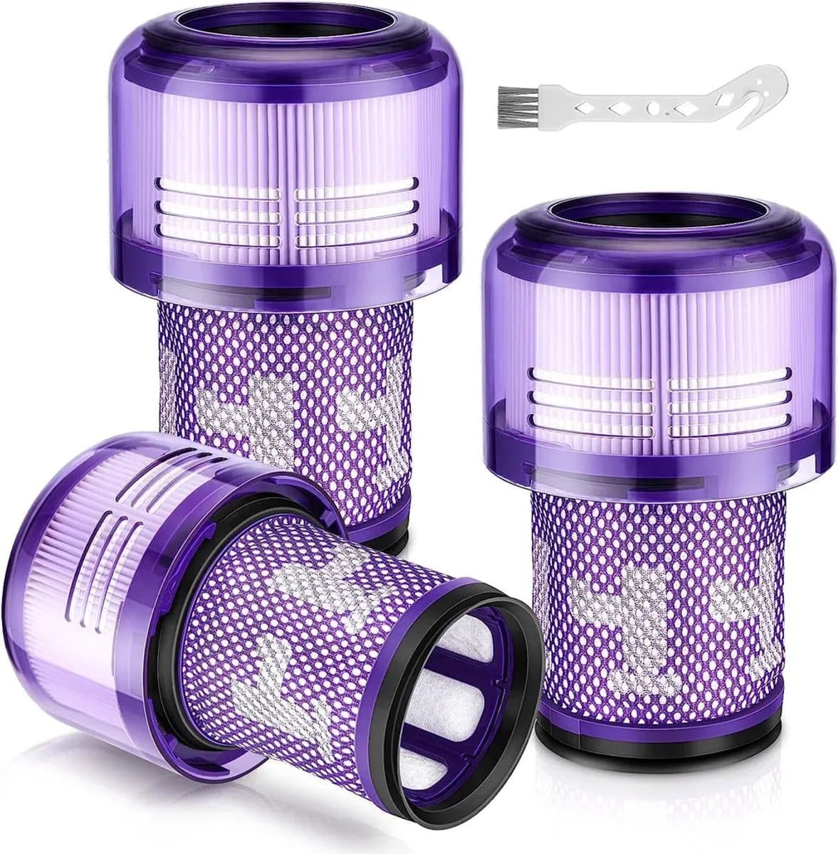 Geschikt voor Dyson V12 Detect Slim Absolute 3 HEPA-filters, vervangingsfilteraccessoires Geschikt voor Dyson V12 stofzuigers, wasbaar. — afbeelding 1