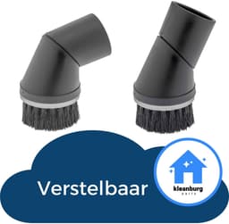 Kleanburg® Geschikt voor Miele - Kleine Zuigmonden Set - Plumeau, Plintzuiger en meubelzuigmond-3 delig — thumbnail 5